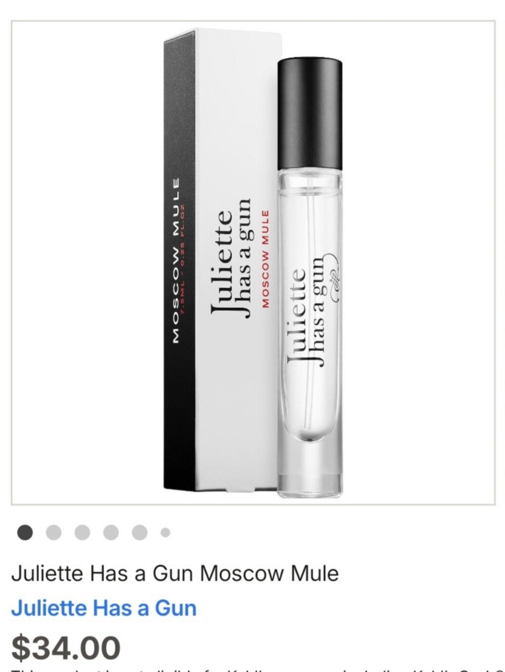 Juliette Has a Gun Moscow Mule  0.25 FL OZ